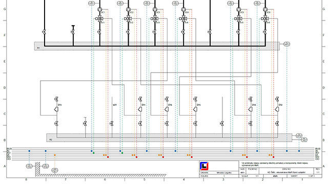Piping and Instrumentation Diagram - KD Štětí